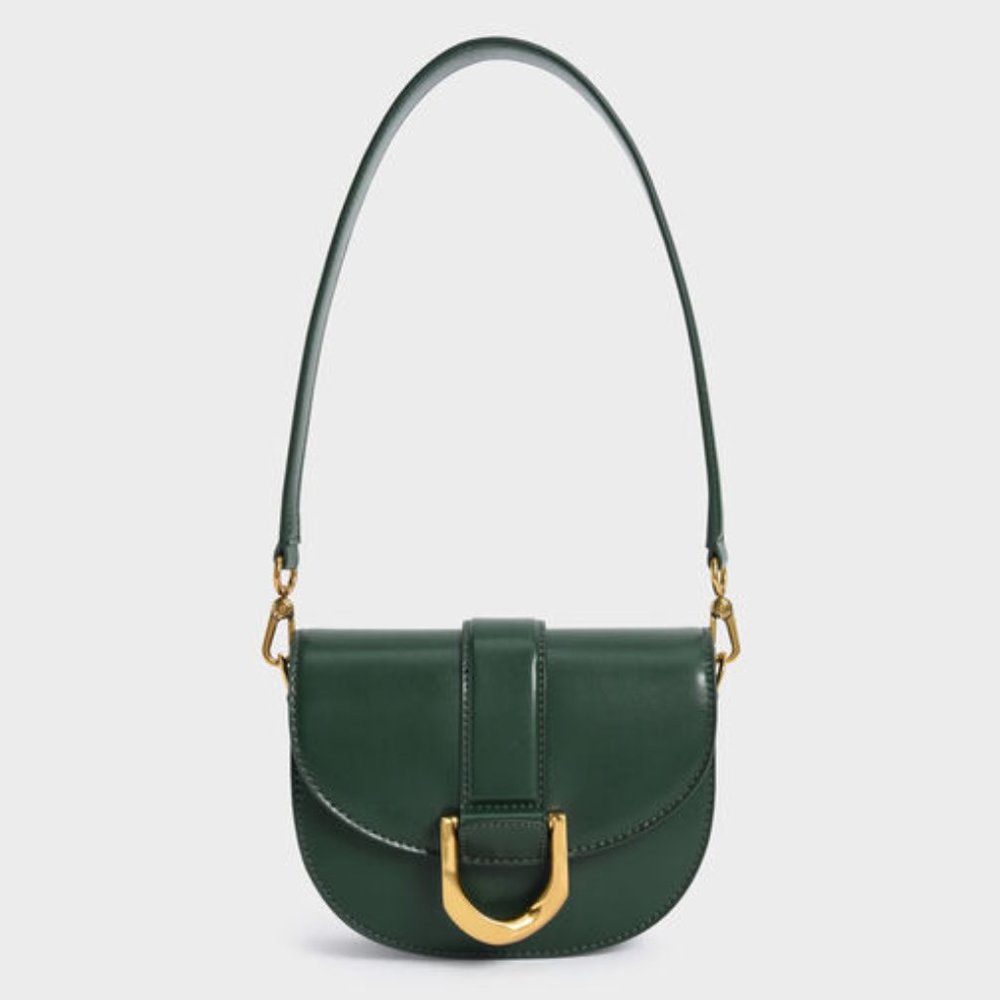 Mini Gabine Saddle Bag (Green) - Picture 10 of 12